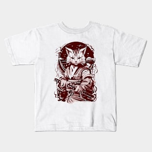 Cat warrior Kids T-Shirt